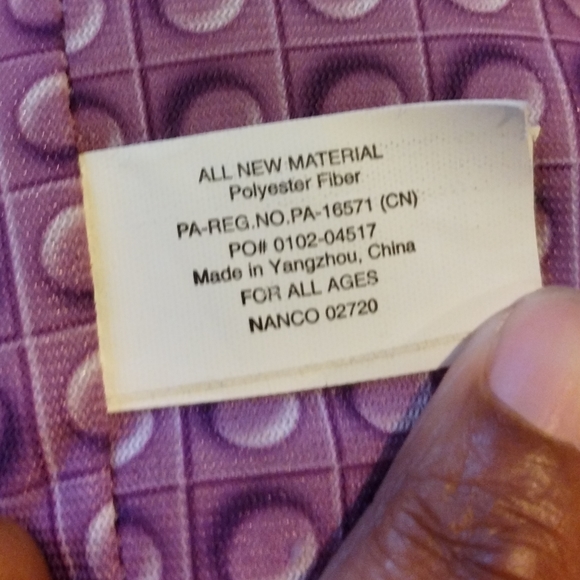 ✓Nanco International Purple Blue Pixel Block Narwhal Whale Unicorn Plush Toy 14" - Picture 10 of 16